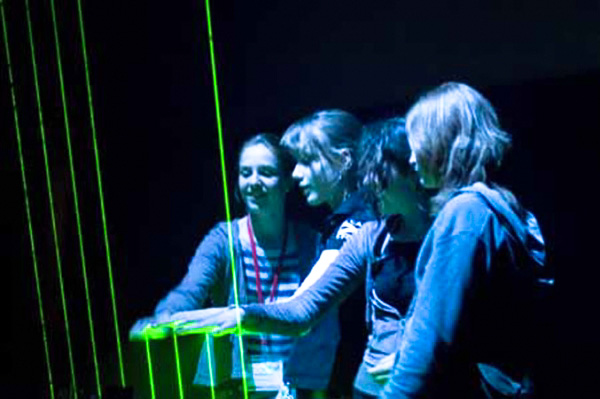 innovatieve workshop met laser voor kinderen op evenement